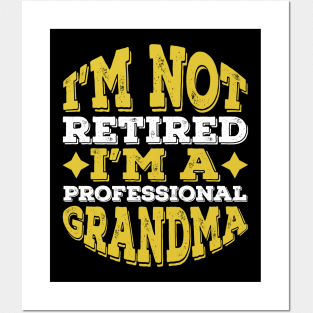 Funny Professional Grandma Birthday Gift idea Posters and Art